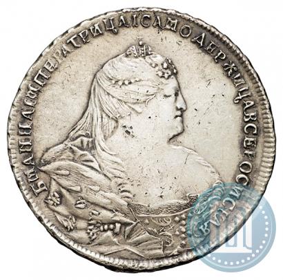 Фото 1 рубль 1740 года  "Московский тип"