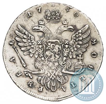 Фото 1 рубль 1740 года  "Московский тип"
