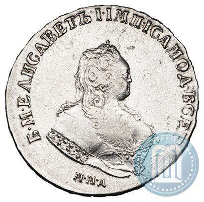 Picture 1 rouble 1743 year ММД 
