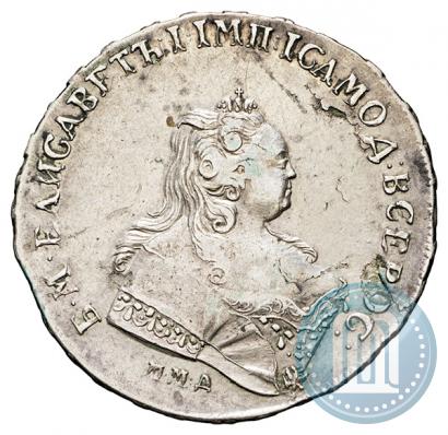 Picture 1 rouble 1743 year ММД 