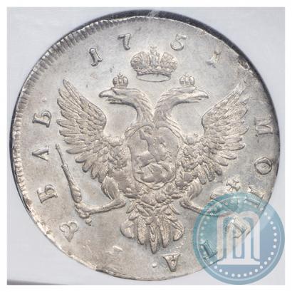 Picture 1 rouble 1751 year ММД 