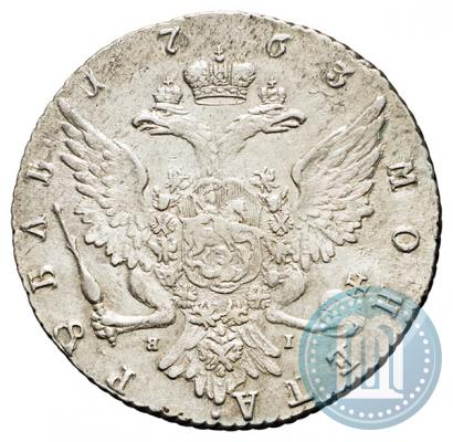 Picture 1 rouble 1763 year СПБ-ЯI 