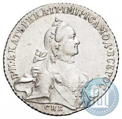 Фото 1 рубль 1765 года СПБ-СА 