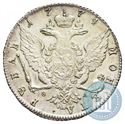 Picture 1 rouble 1774 year СПБ-ФЛ 