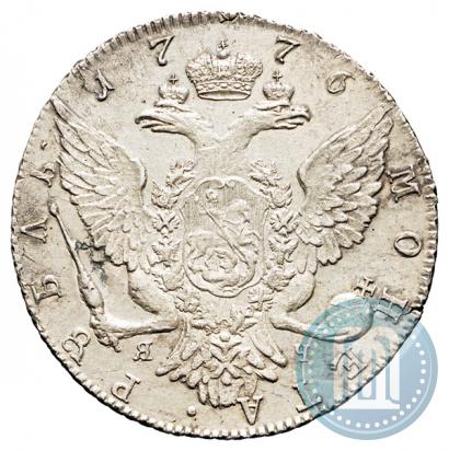 Фото 1 рубль 1776 года СПБ-ЯЧ 