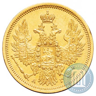 Picture 5 roubles 1851 year СПБ-АГ 