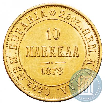 Picture 10 markkaa 1878 year S 
