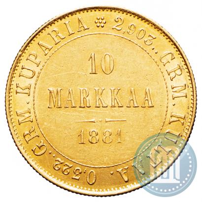 Фото 10 марок 1881 года S 