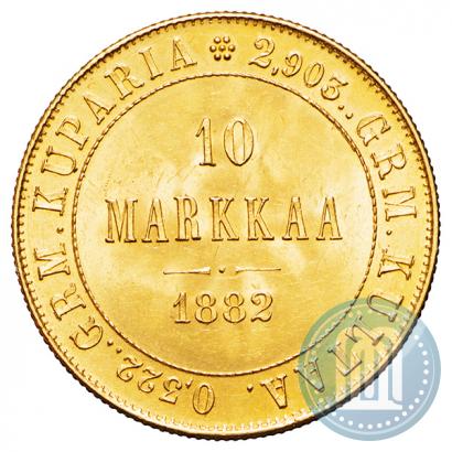 Picture 10 markkaa 1882 year S 