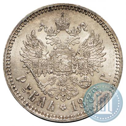 Picture 1 rouble 1888 year (АГ) 