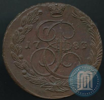 Picture 5 kopecks 1783 year ЕМ 