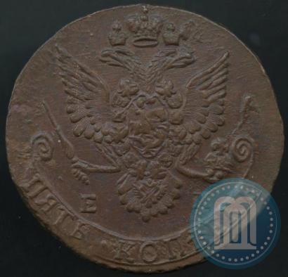 Picture 5 kopecks 1783 year ЕМ 