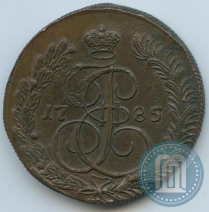 Фото 5 копеек 1785 года КМ 