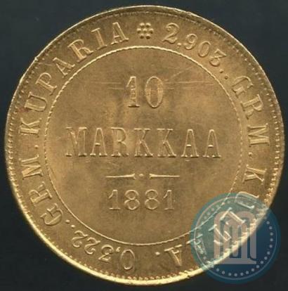 Фото 10 марок 1881 года S 