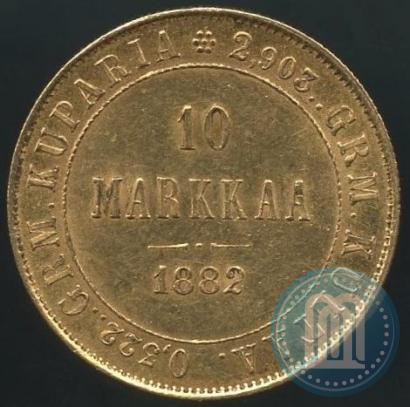 Picture 10 markkaa 1882 year S 