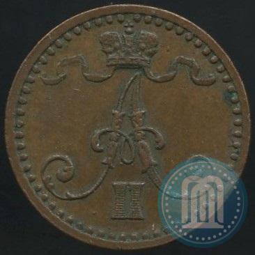 Фото 1 пенни 1870 года  
