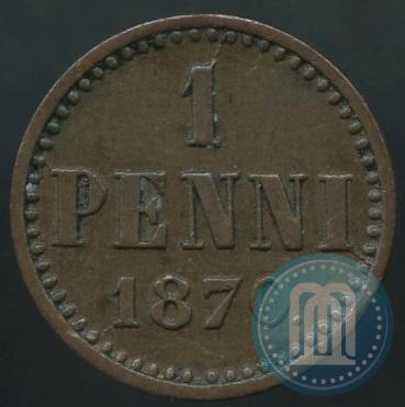 Picture 1 penni 1870 year  