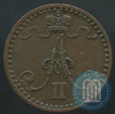 Picture 1 penni 1870 year  
