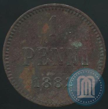 Фото 1 пенни 1882 года  