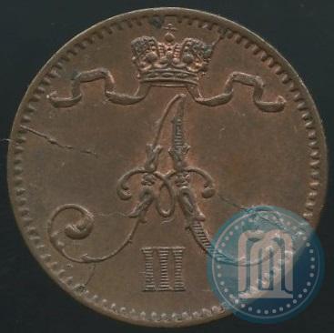 Фото 1 пенни 1884 года  