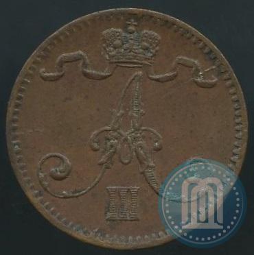 Фото 1 пенни 1884 года  