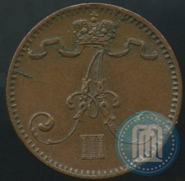Фото 1 пенни 1884 года  