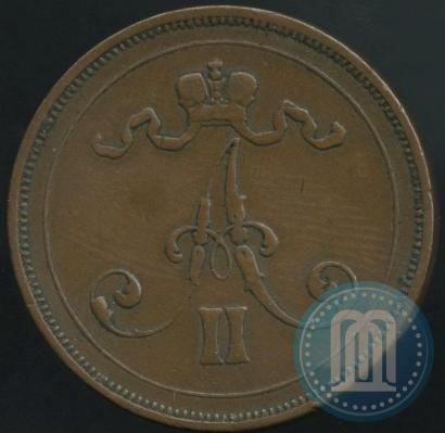 Picture 10 pennia 1875 year  