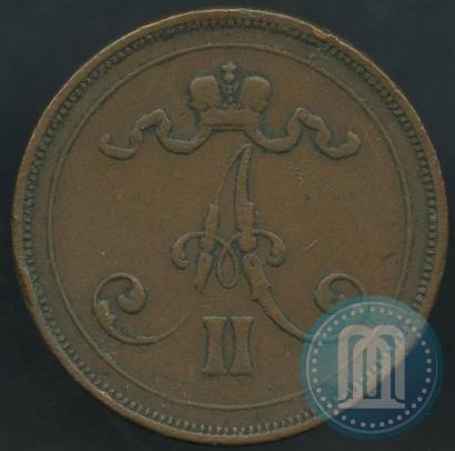 Picture 10 pennia 1875 year  