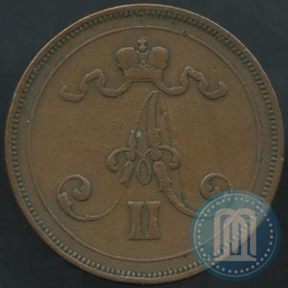 Picture 10 pennia 1875 year  