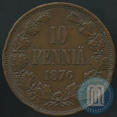 Picture 10 pennia 1876 year  