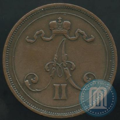 Picture 10 pennia 1876 year  