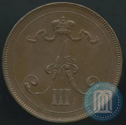 Picture 10 pennia 1891 year  