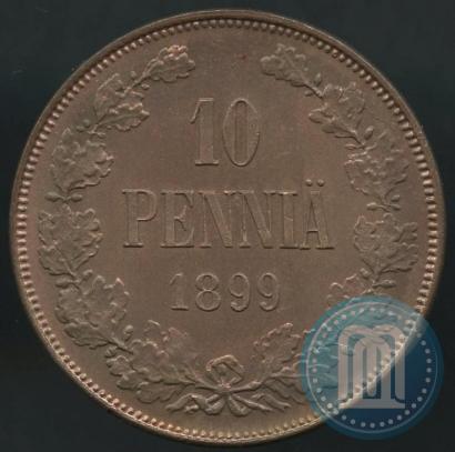 Picture 10 pennia 1899 year  