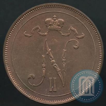Picture 10 pennia 1899 year  