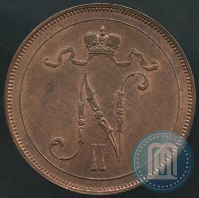 Picture 10 pennia 1914 year  