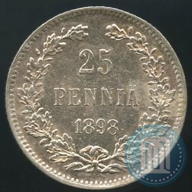 Фото 25 пенни 1898 года L 
