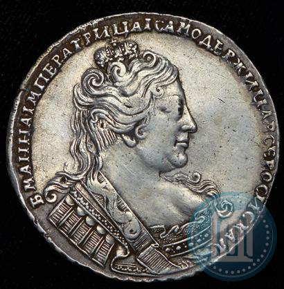 Фото 1 рубль 1734 года  "Тип 1732 года"