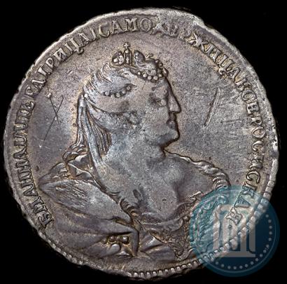 Фото Полтина 1737 года  "Московский тип"