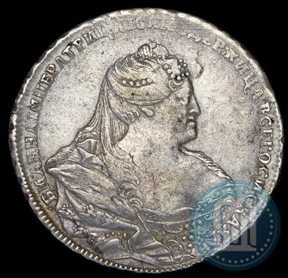 Picture 1 rouble 1738 year  "Moscow type"