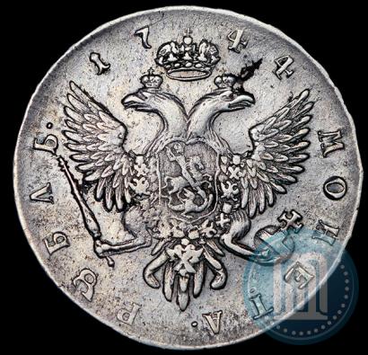 Picture 1 rouble 1744 year СПБ 