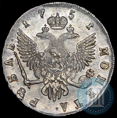 Picture 1 rouble 1751 year СПБ 