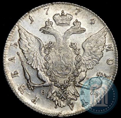 Picture 1 rouble 1774 year СПБ-ФЛ 