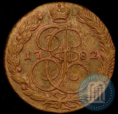 Picture 5 kopecks 1782 year ЕМ 