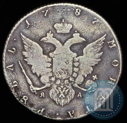 Picture 1 rouble 1787 year СПБ-ЯА 