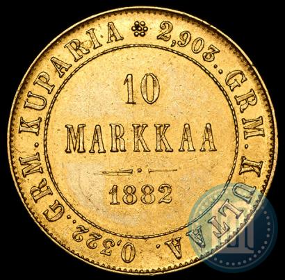 Picture 10 markkaa 1882 year S 