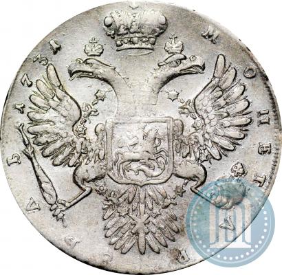 Фото 1 рубль 1731 года  