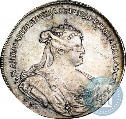 Фото Полтина 1738 года СПБ "Петербургский тип"