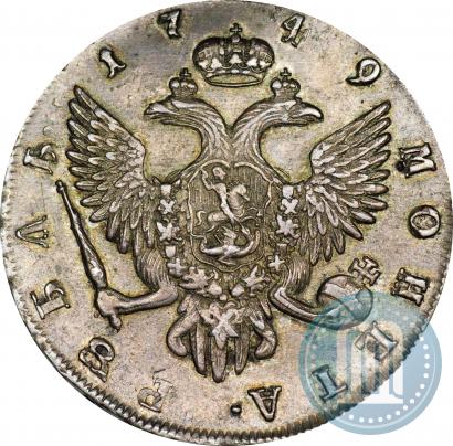 Picture 1 rouble 1749 year СПБ 