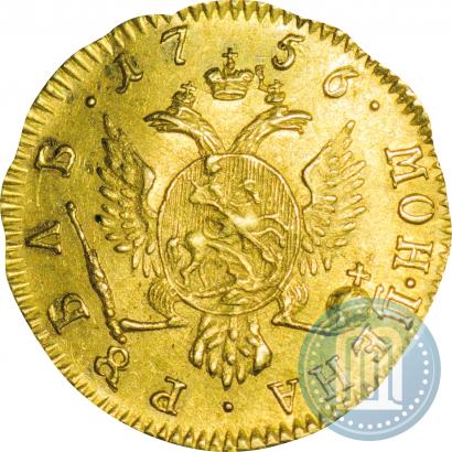 Picture 1 rouble 1756 year  