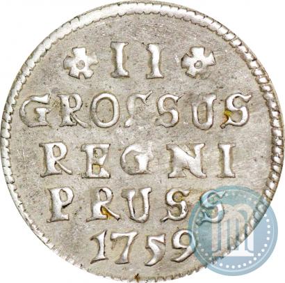 Picture 2 grosze 1759 year  